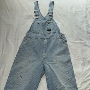 Dickie’s Blue Denim Overalls 36 x 29
